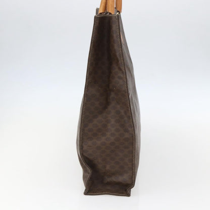 Celine Vintage Macadam Tote bag Canvas, BROWN, CANVAS, Tote bag