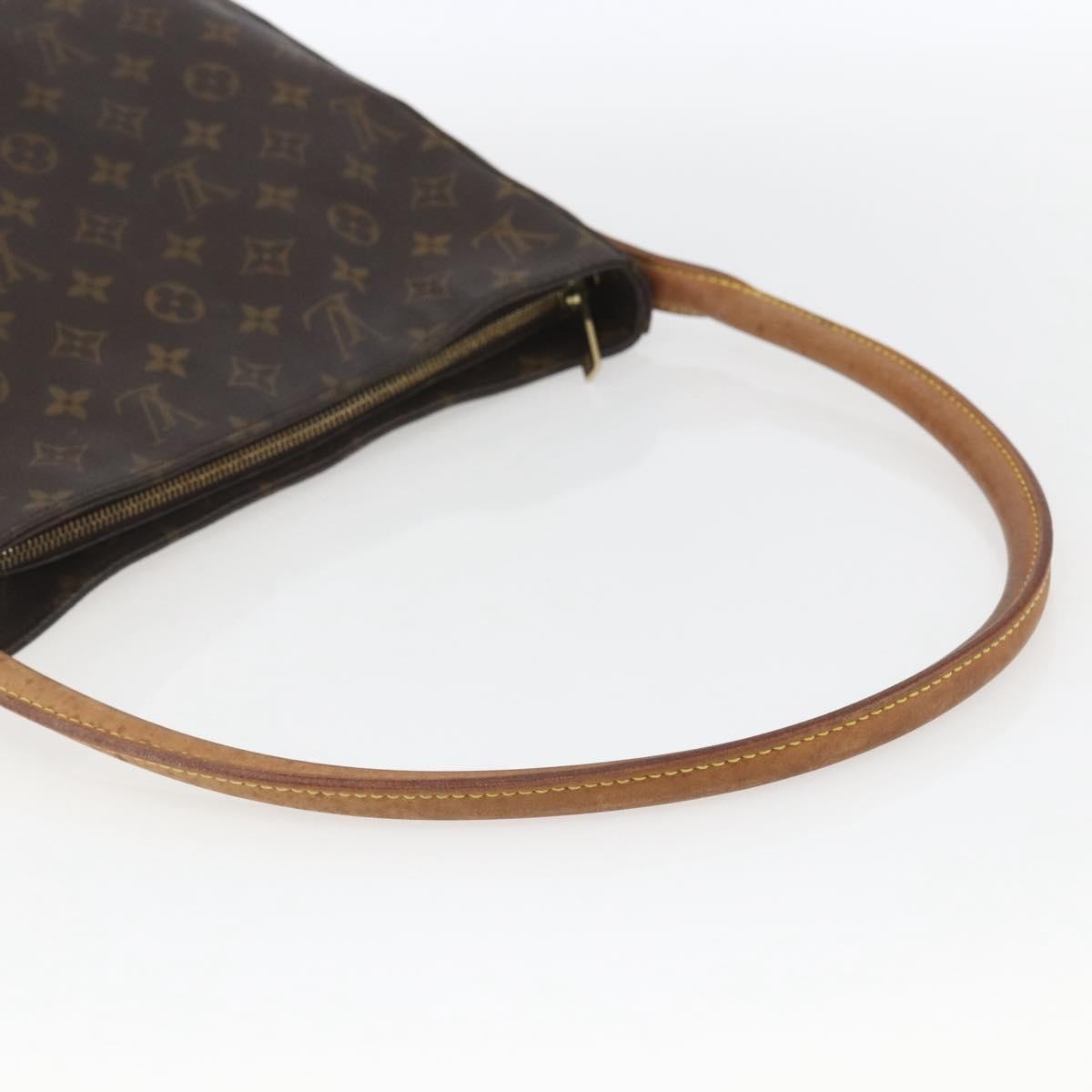 Louis Vuitton Looping Handbag Monogram Canvas, BROWN, CANVAS, Shoulder bag