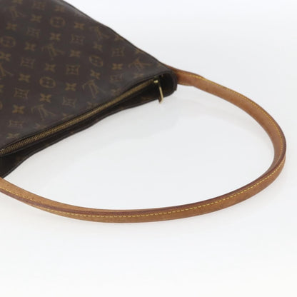 Louis Vuitton Looping Handbag Monogram Canvas, BROWN, CANVAS, Shoulder bag