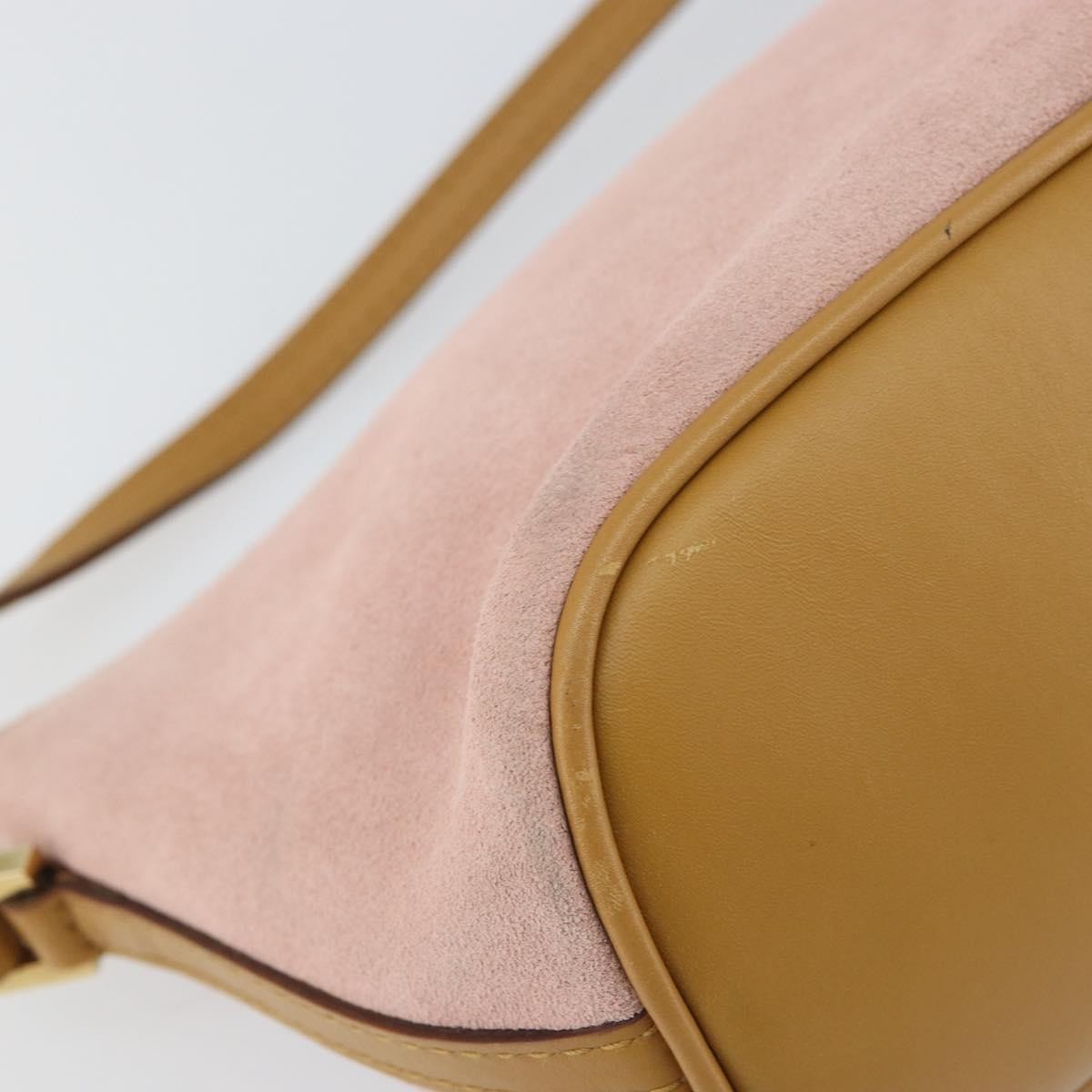 Gucci Vintage clutch Bag Leather, PINK, SUEDE, Clutche & pouche