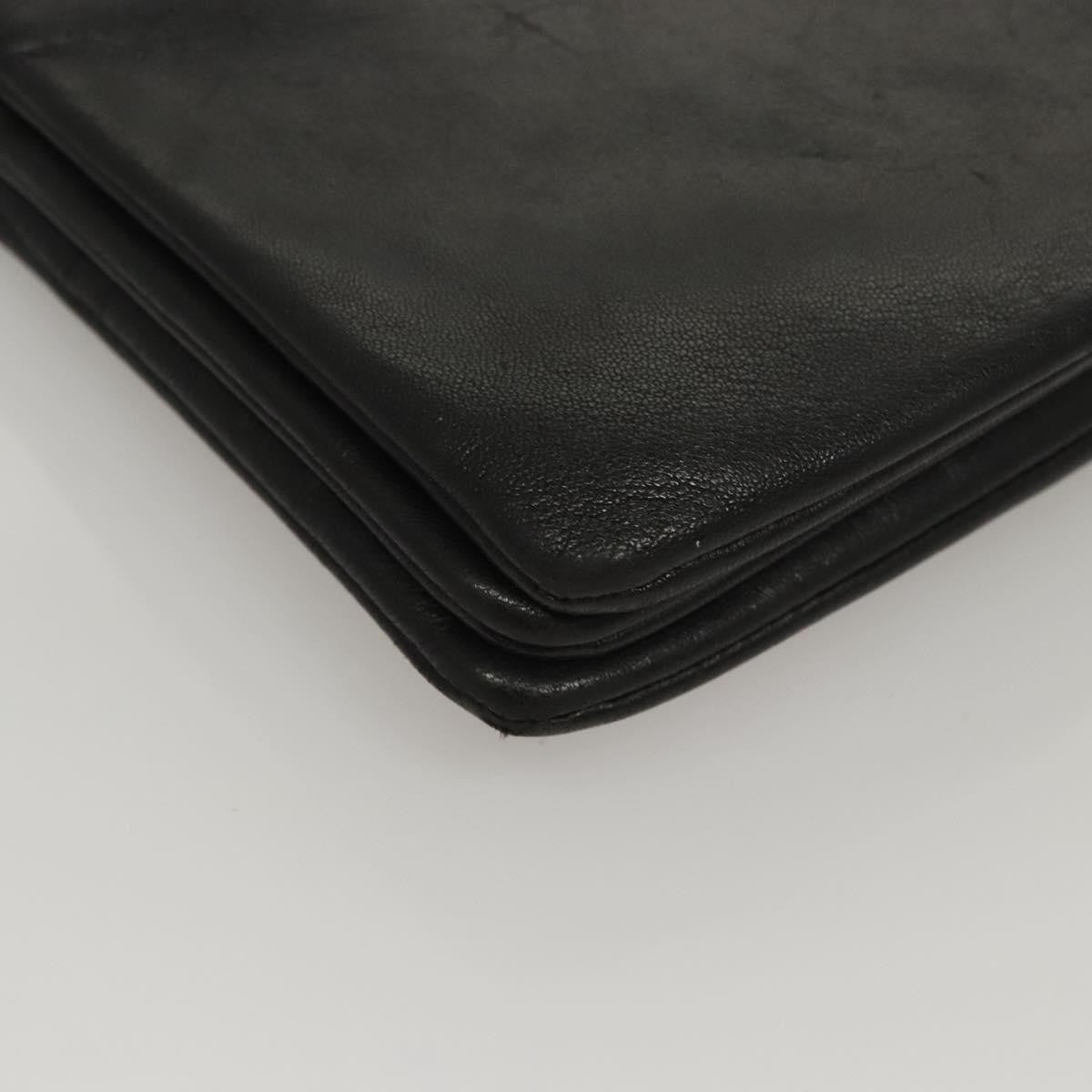 Celine Trio Crossbody Bag Leather, BLACK, LEATHER, Crossbody bag