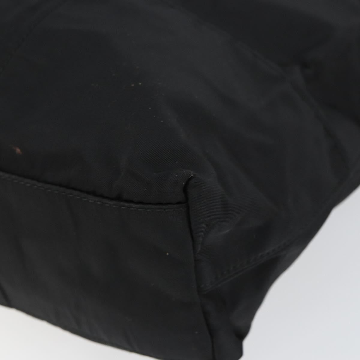 Prada Vintage Zip Tote Tessuto, BLACK, NYLON, Tote bag