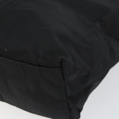 Prada Vintage Zip Tote Tessuto, BLACK, NYLON, Tote bag