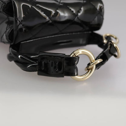 Chanel Reissue 2.55 Ankle Wrist Flap Bag Quilted Patent, BLACK, PATENT_LEATHER, Clutche & pouche