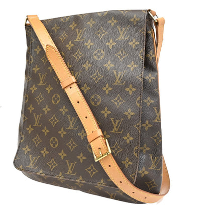Louis Vuitton Musette Handbag Monogram Canvas, BROWN, CANVAS, Shoulder bag