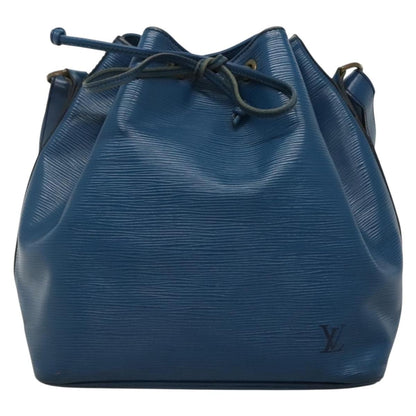 Louis Vuitton Bicolor Petit Noe Handbag Epi Leather, BLUE, LEATHER, Handbag