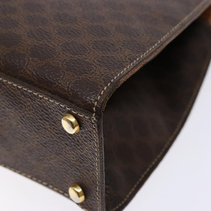 Celine Vintage Macadam Handbag Macadam, BROWN, CANVAS, Handbag