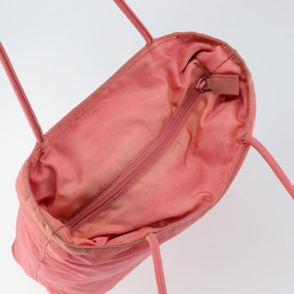 Prada Vintage Zip Tote Tessuto, PINK, NYLON, Tote bag