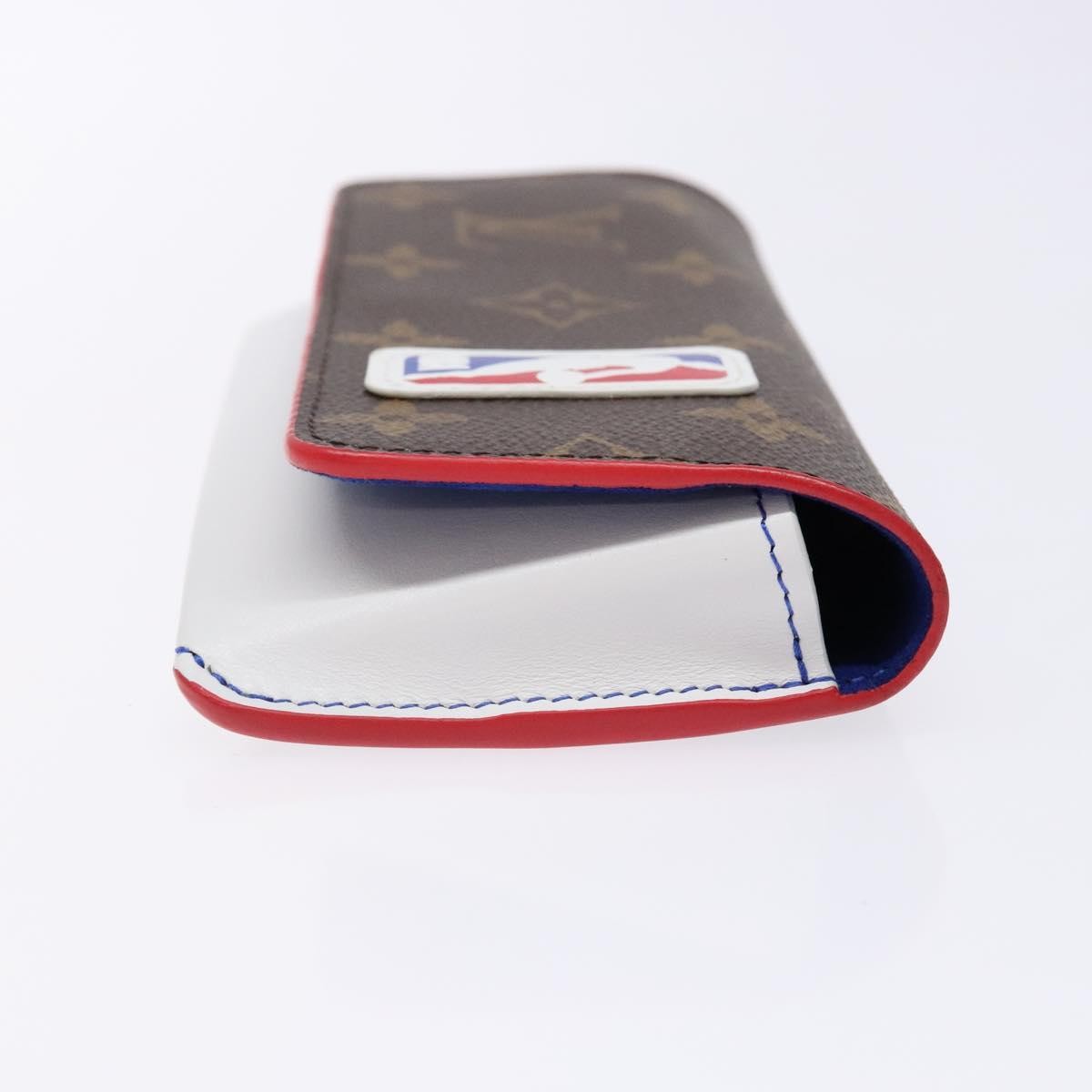 Louis Vuitton Nba Woody Glasses Case Monogram Canvas with Leather, MULTICOLOUR, CANVAS, Sunglasse
