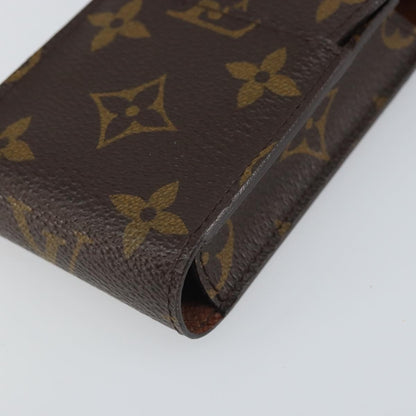 Louis Vuitton Etui Cigarette Case Monogram canvas, BROWN, CANVAS, Wallets