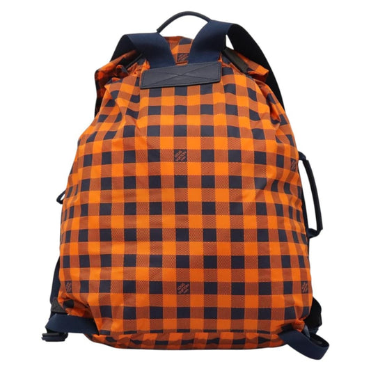 Louis Vuitton Aventure Backpack Damier Nylon, Orange, Nylon, Backpack