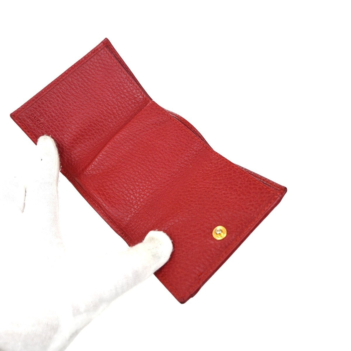 Gucci GG Marmont Wallet Leather, RED, LEATHER, Wallets