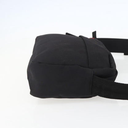 Prada Sport Zip Shoulder Bag Nylon, BLACK, NYLON, Shoulder bag