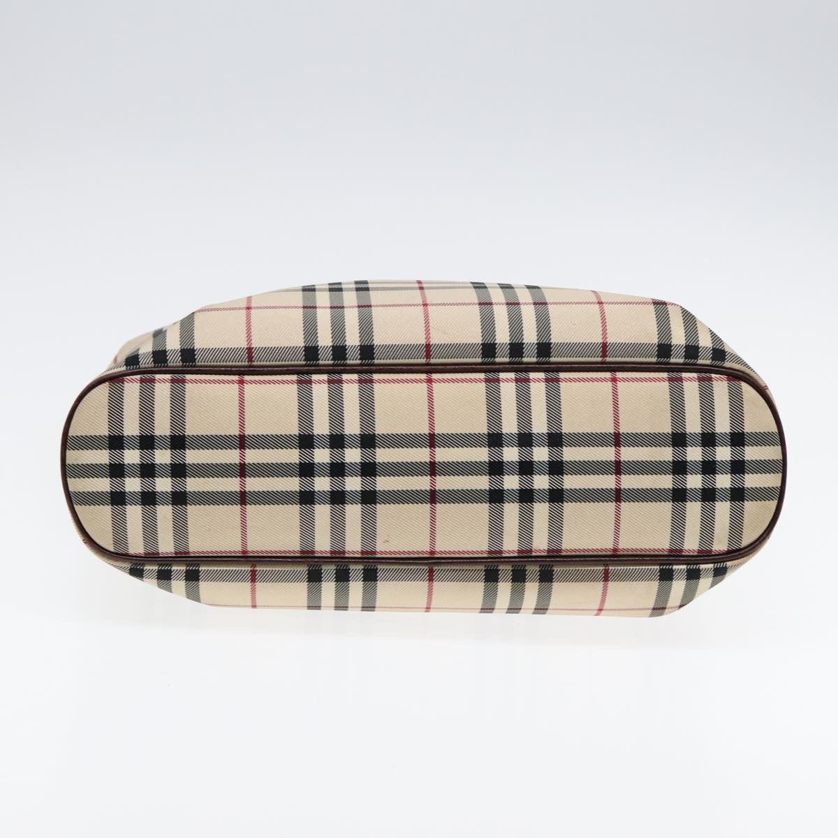 Burberry Nova Check Tote Canvas and Leather, BEIGE, CANVAS, Tote bag