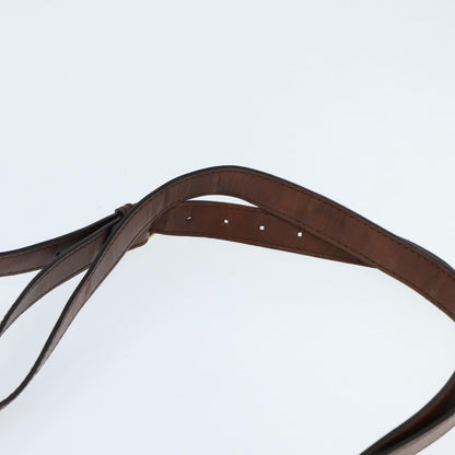 Stella McCartney Flap Shoulder Bag Polyester, BROWN, POLYESTER, Shoulder bag