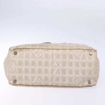 Chanel Travel Line Tote Nylon, BEIGE, NYLON, Tote bag