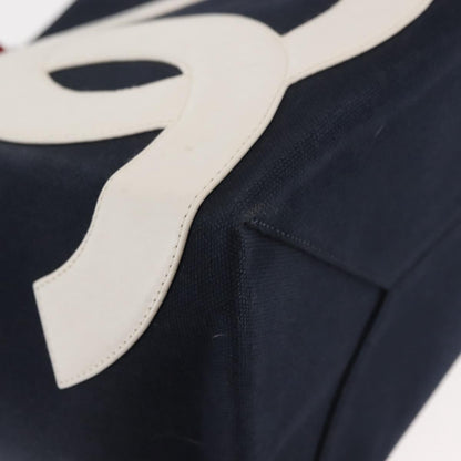 Chanel No.5 Tote Canvas and Leather, NAVY, CANVAS, Tote bag