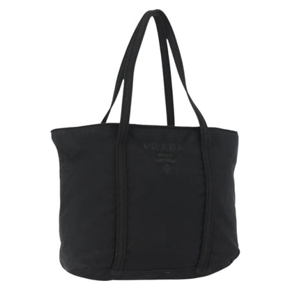 Prada Vintage Zip Tote Tessuto, Black, Nylon, Tote Bag