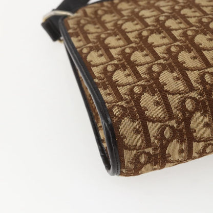 Christian Dior Vintage CD trotter Shoulder bag Canvas, BEIGE, CANVAS, Shoulder bag