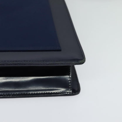 Saint Laurent Vintage Shoulder Bag Leather, BLUE, LEATHER, Shoulder bag