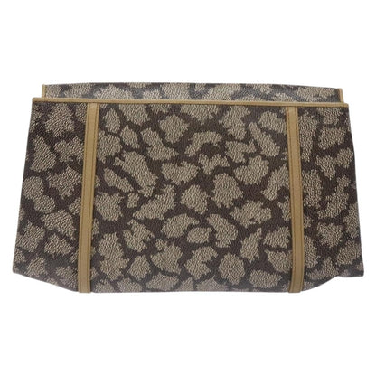 Saint Laurent Vintage Clutch PVC, BEIGE, PVC, Clutche & pouche