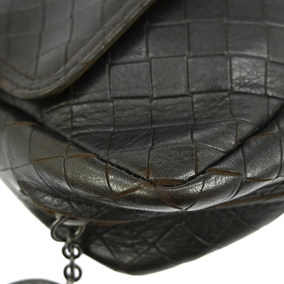 Bottega Veneta Intrecciato Shoulder bag Leather, BLACK, LEATHER, Shoulder bag
