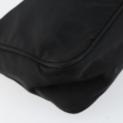 Prada Hobo Tessuto, BLACK, NYLON, Handbag
