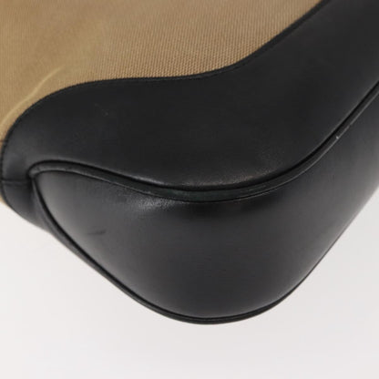 Gucci Vintage Jackie Handbag Canvas, BEIGE, CANVAS, Shoulder bag