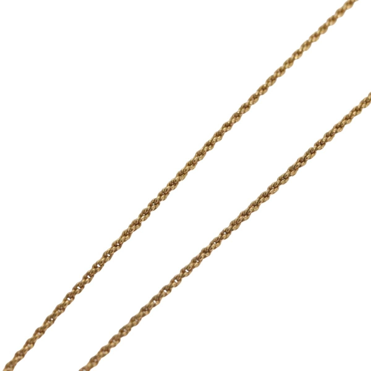 Christian Dior CD Pendant Necklace Gold-plated, GOLD, METAL, Necklace