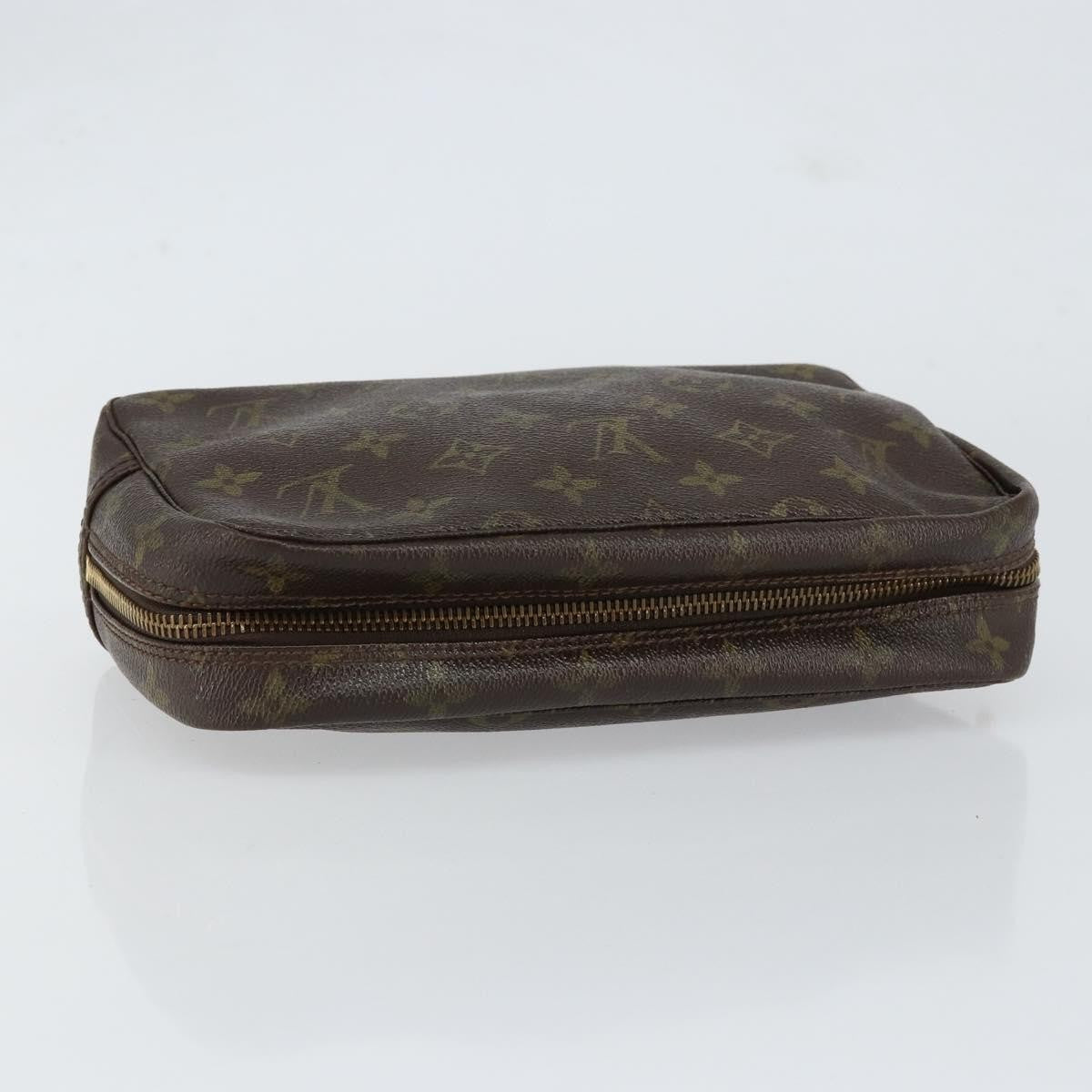 Louis Vuitton Trousse Toiletry Pouch Monogram Canvas, BROWN, CANVAS, Toiletry Case