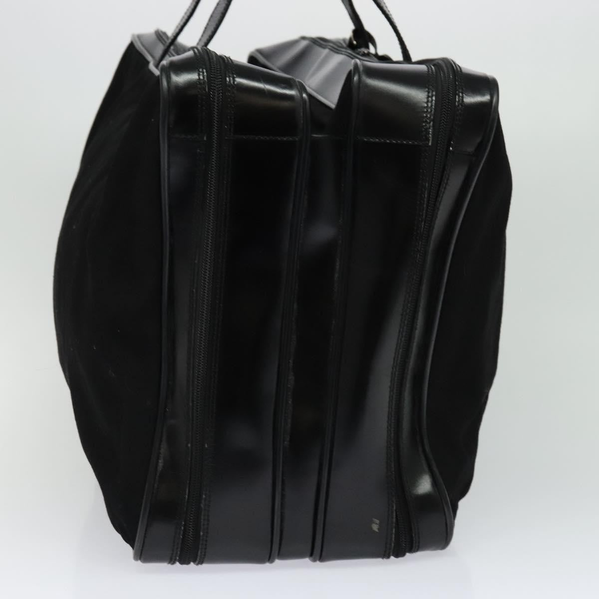 Gucci Vintage Boston Bag Canvas, BLACK, CANVAS, Travel bag