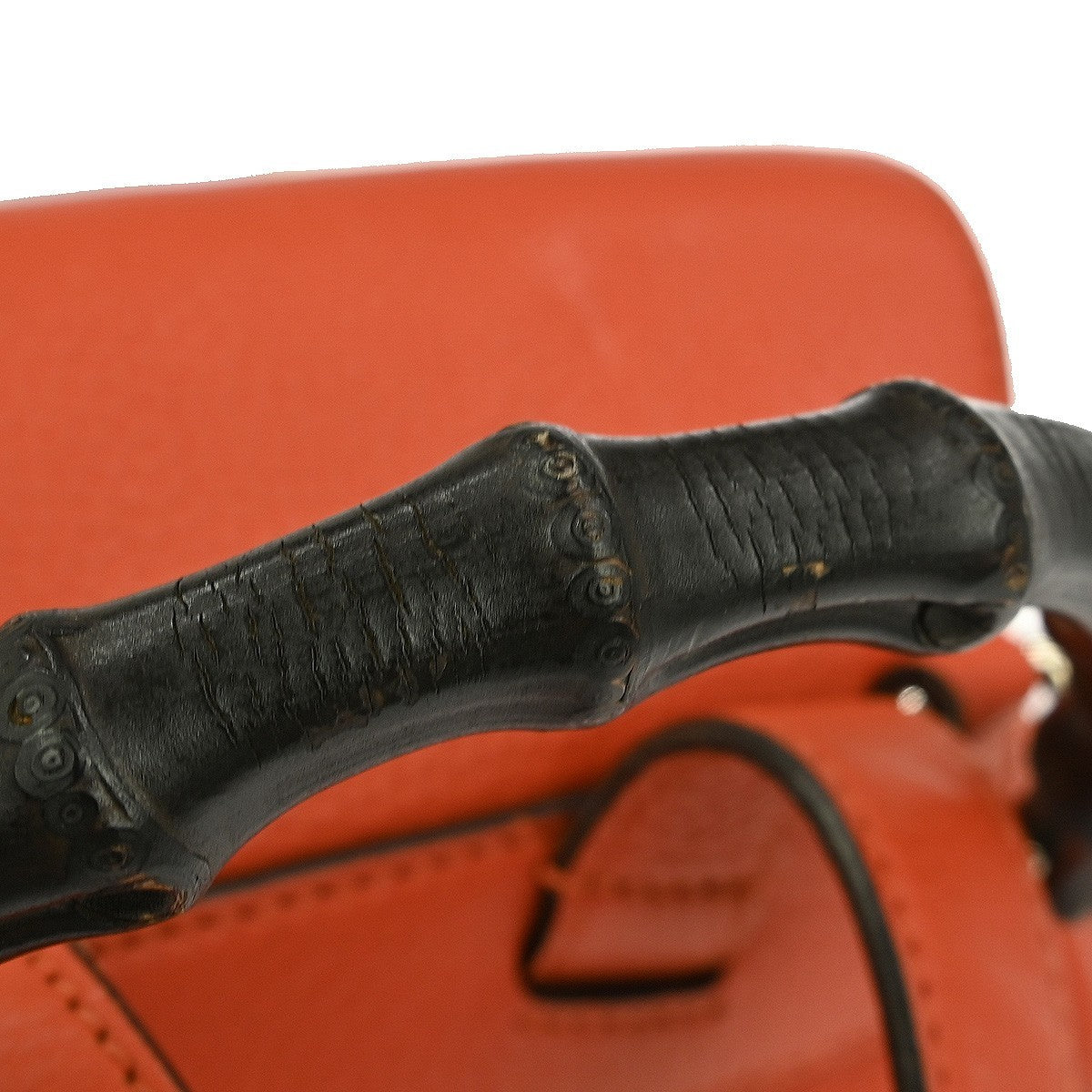 Gucci Bamboo Tassel Backpack Leather, ORANGE, LEATHER, Backpack