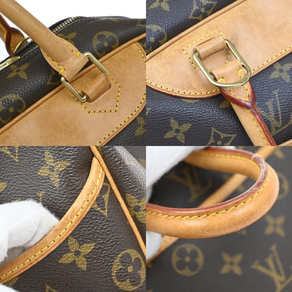 Louis Vuitton Deauville Handbag Monogram Canvas, BROWN, CANVAS, Handbag