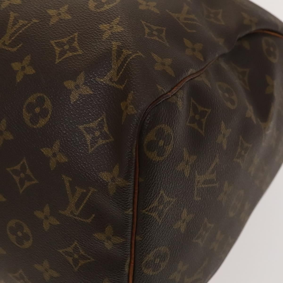 Louis Vuitton Keepall Bag Monogram Canvas, BROWN, CANVAS, Travel bag