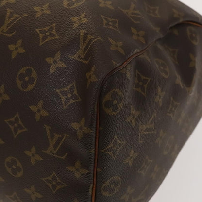Louis Vuitton Keepall Bag Monogram Canvas, BROWN, CANVAS, Travel bag