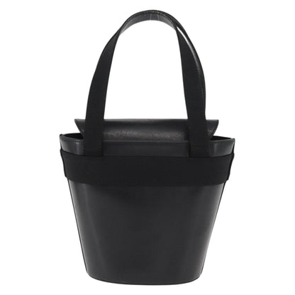 Salvatore Ferragamo Vara Bow Top Handle Bucket Bag Leather, BLACK, LEATHER, Handbag