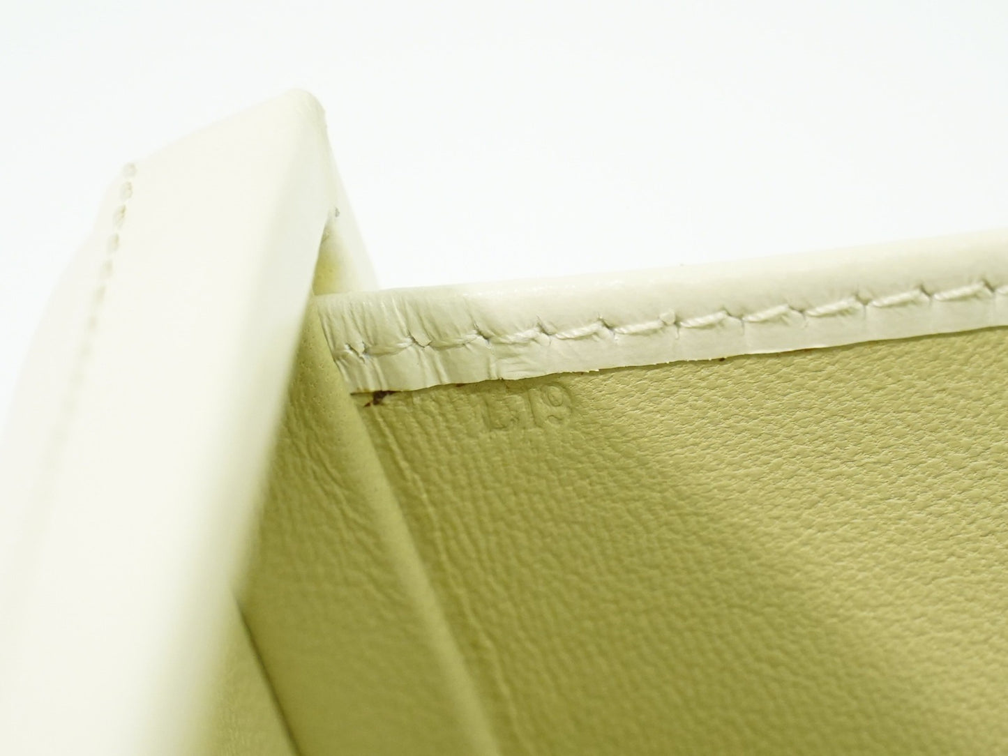 Loewe Anagram handbag Leather, WHITE, LEATHER, Handbag