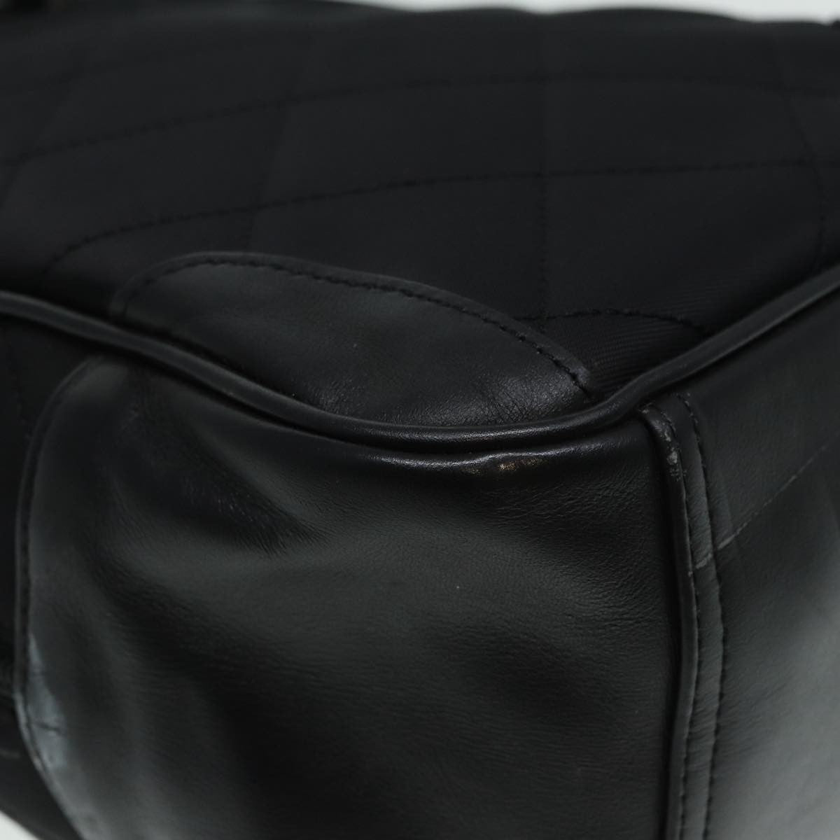 Burberry Golf handbag Nylon, BLACK, NYLON, Handbag