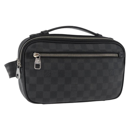 Louis Vuitton Ambler Waist Bag Damier Graphite, Gray, Canvas, Shoulder Bag