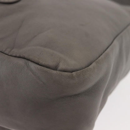 Chloe Vintage Flap shoulder bag Leather, GRAY, LEATHER, Shoulder bag