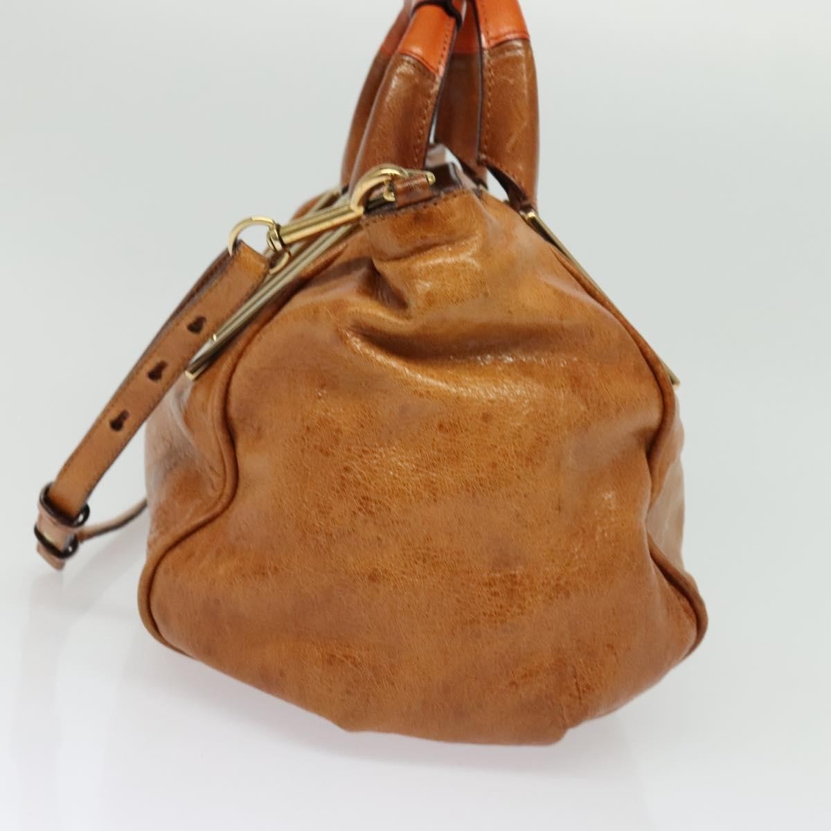 Chloe Ethel Handbag Leather, BROWN, LEATHER, Handbag