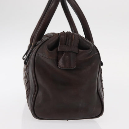 Bottega Veneta Intrecciato Handbag Leather, BROWN, LEATHER, Handbag