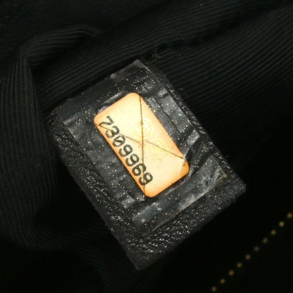 Chanel Chocolate Bar CC Tote Quilted Leather, BLACK, LEATHER, Tote bag