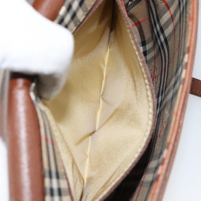 Burberry Vintage Flap Crossbody Bag Leather, BROWN, LEATHER, Shoulder bag