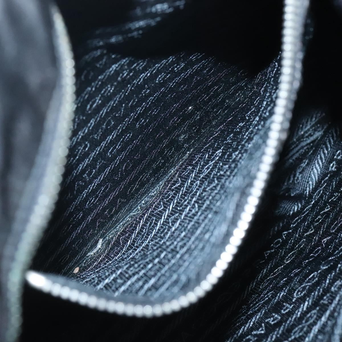 Prada Flat Crossbody Bag Tessuto, BLACK, NYLON, Shoulder bag