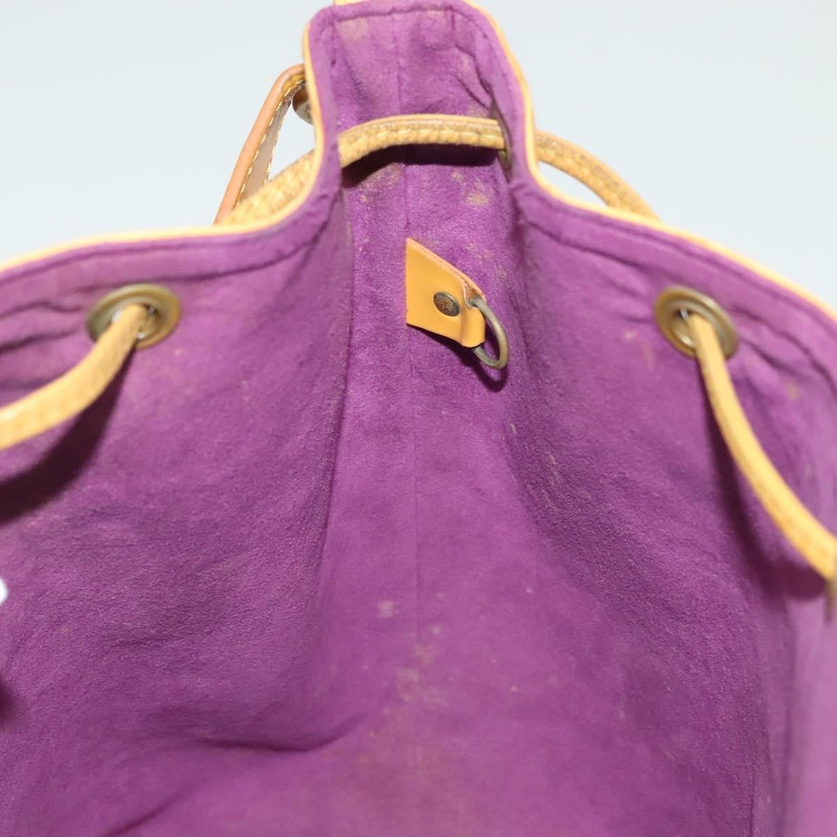 Louis Vuitton Petit Noe Handbag Epi Leather, YELLOW, LEATHER, Handbag