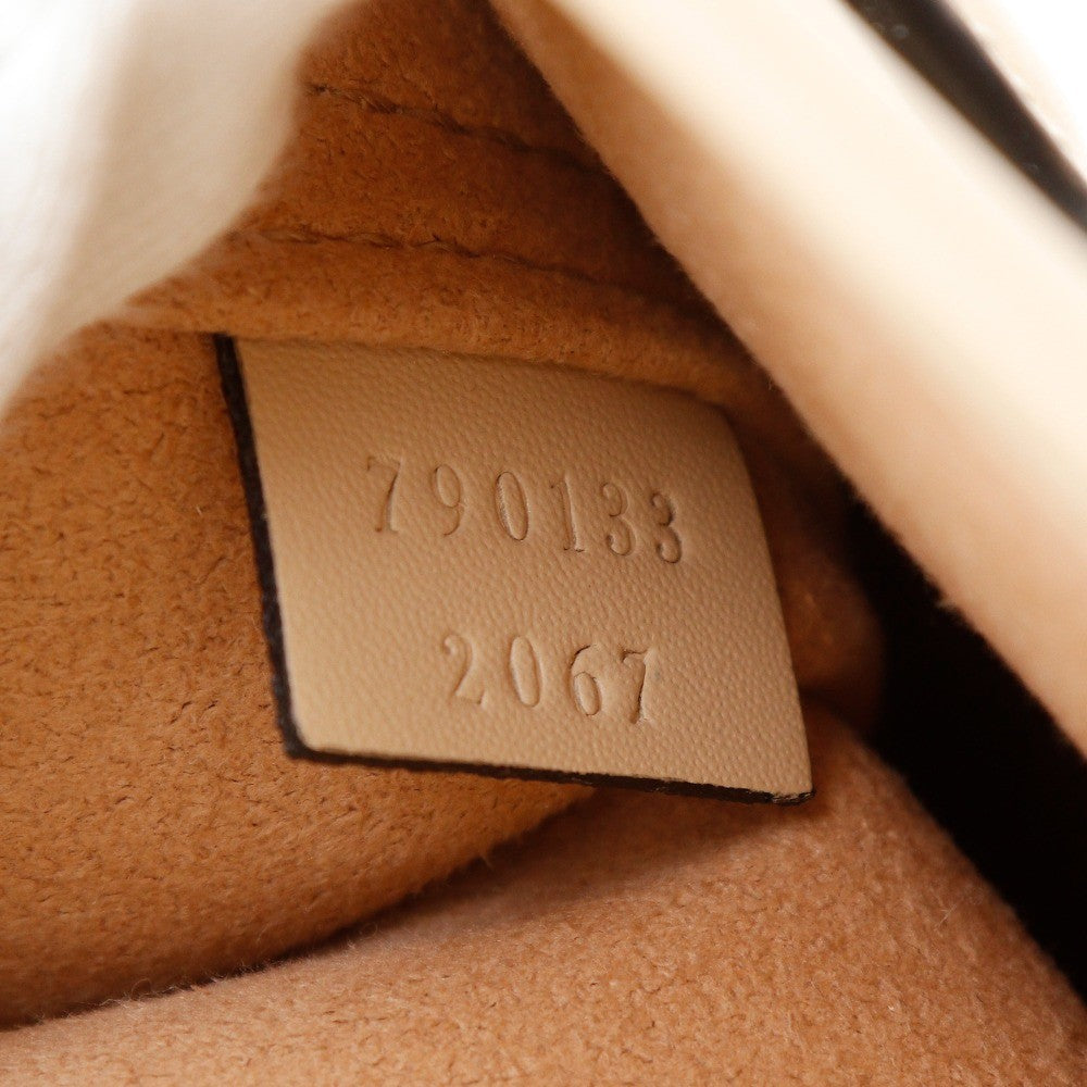 Gucci GG super mini handbag Leather, BEIGE, LEATHER, Handbag