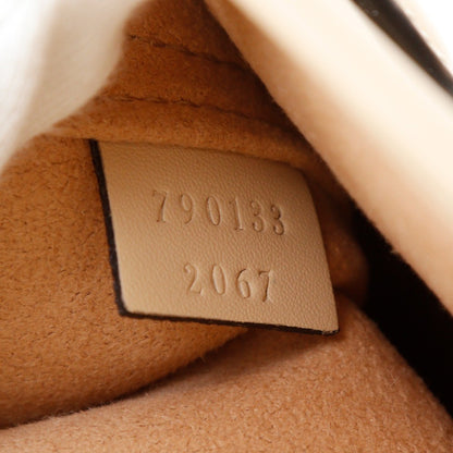 Gucci GG super mini handbag Leather, BEIGE, LEATHER, Handbag