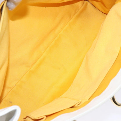 Salvatore Ferragamo Virna Satchel Leather, WHITE, LEATHER, Handbag