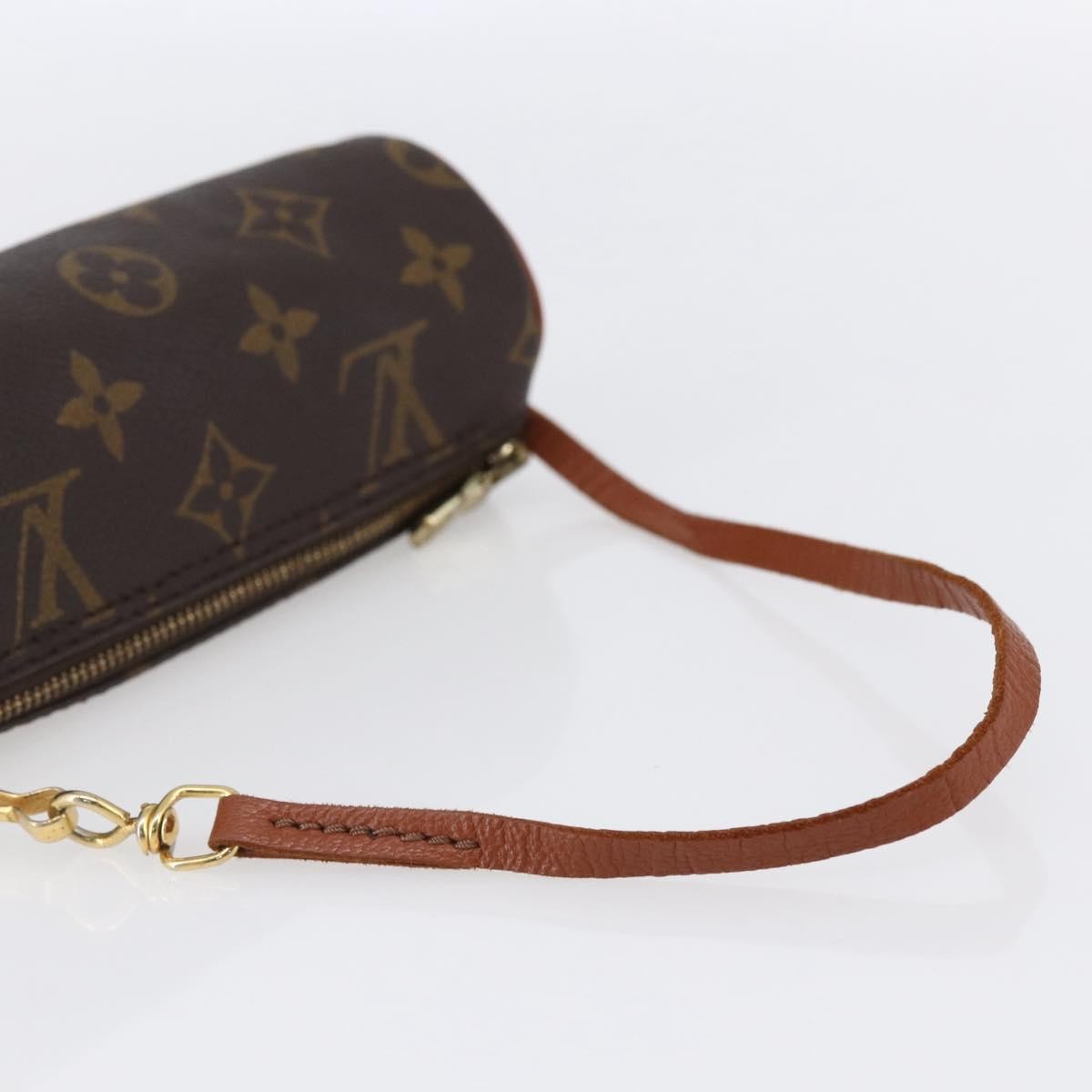 Louis Vuitton Papillon Pochette Monogram Canvas, BROWN, CANVAS, Clutche & pouche
